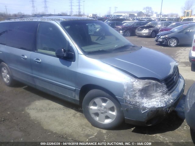 2FMZA576X4BA04679 - 2004 FORD FREESTAR SES Light Blue photo 1