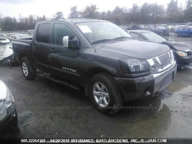 1N6AA07C49N307122 - 2009 NISSAN TITAN XE/SE/LE/PRO-4X GRAY photo 1