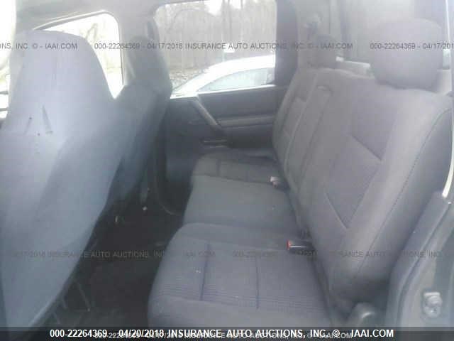 1N6AA07C49N307122 - 2009 NISSAN TITAN XE/SE/LE/PRO-4X GRAY photo 8