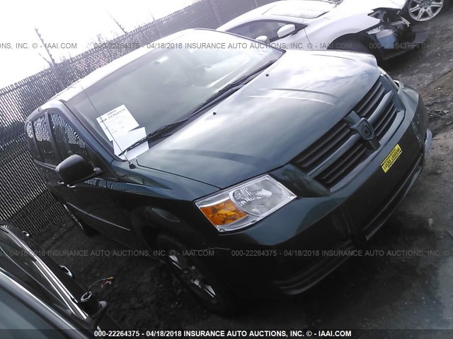 2D8HN44E99R605737 - 2009 DODGE GRAND CARAVAN SE GREEN photo 1