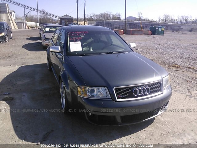 WUAPV54B53N904428 - 2003 AUDI RS6 GRAY photo 6