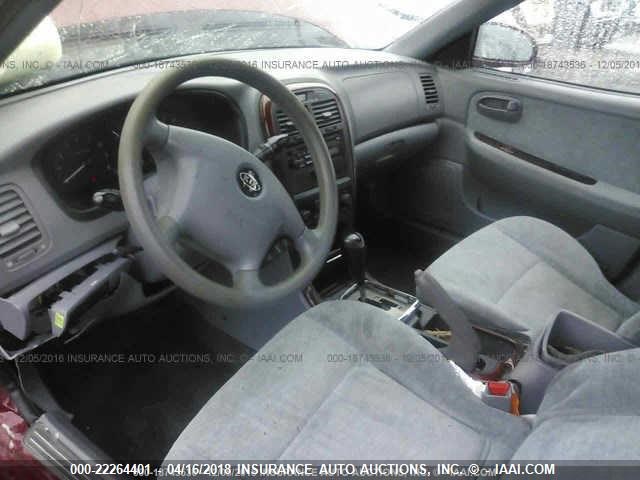 KNAGD128135245132 - 2003 KIA OPTIMA LX/SE RED photo 5