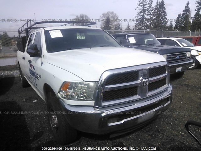 3C6TR5HT8DG513682 - 2013 RAM 2500 ST WHITE photo 1