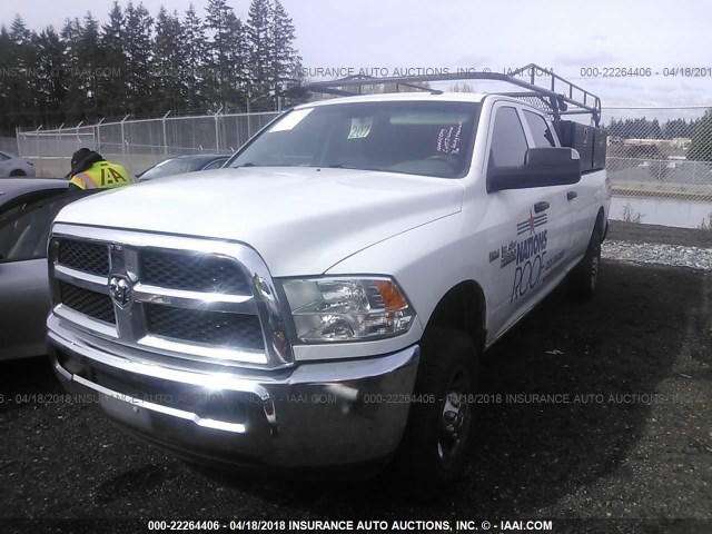 3C6TR5HT8DG513682 - 2013 RAM 2500 ST WHITE photo 2