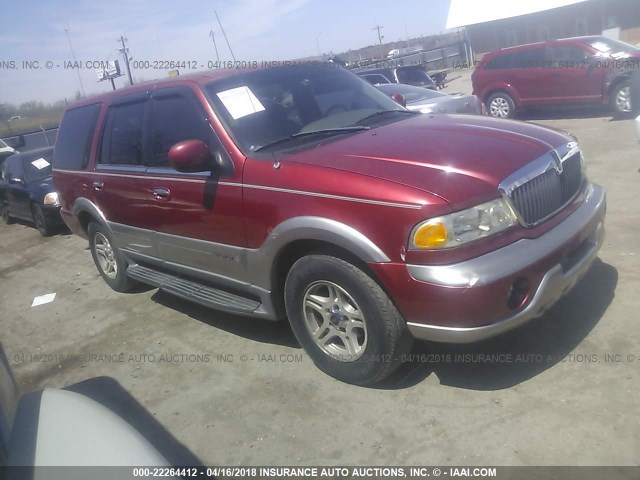 5LMPU28L0WLJ37940 - 1998 LINCOLN NAVIGATOR 红色 照片 1