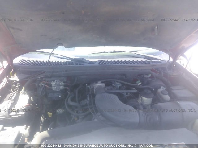 5LMPU28L0WLJ37940 - 1998 LINCOLN NAVIGATOR 红色 照片 10