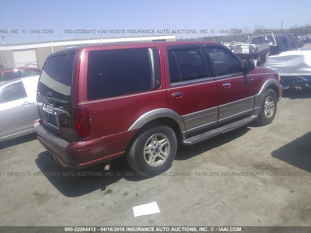 5LMPU28L0WLJ37940 - 1998 LINCOLN NAVIGATOR 红色 照片 4