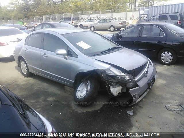 JHMFA36266S019777 - 2006 HONDA CIVIC HYBRID GRAY photo 1