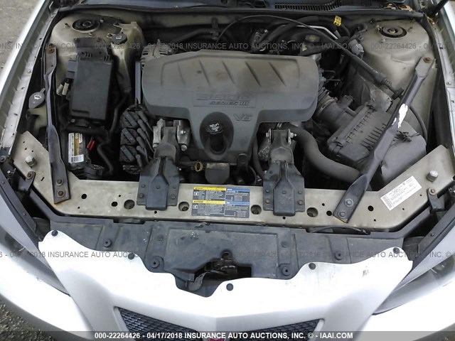 2G2WP552171121037 - 2007 PONTIAC GRAND PRIX Gümüş foto 10