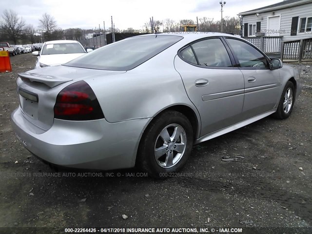 2G2WP552171121037 - 2007 PONTIAC GRAND PRIX Gümüş foto 4