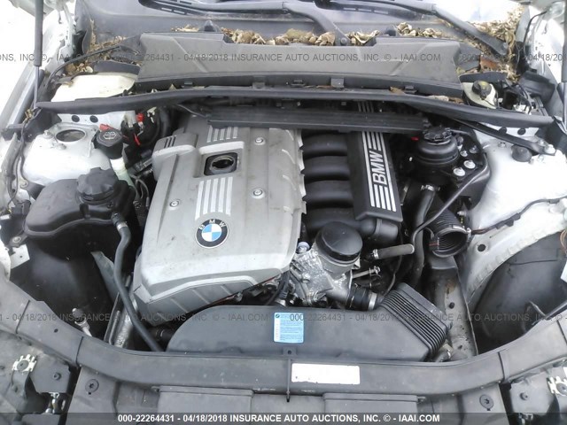 WBAVB17586NK39263 - 2006 BMW 325 I AUTOMATIC GRAY photo 10