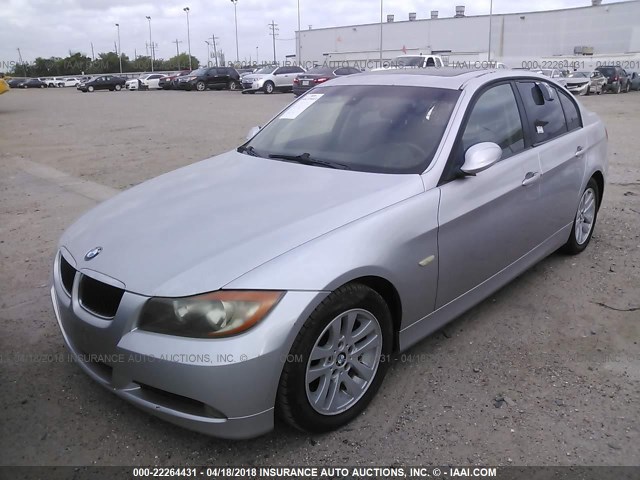 WBAVB17586NK39263 - 2006 BMW 325 I AUTOMATIC GRAY photo 2