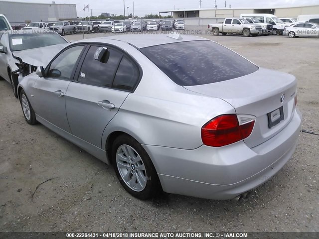 WBAVB17586NK39263 - 2006 BMW 325 I AUTOMATIC GRAY photo 3