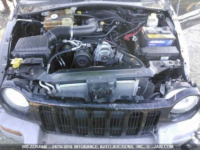 1J4GL48KX4W313928 - 2004 JEEP LIBERTY SPORT 黑色 照片 10