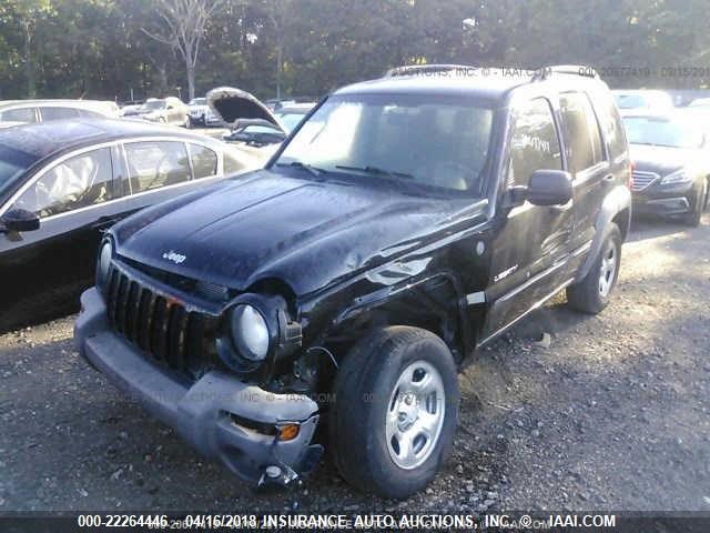 1J4GL48KX4W313928 - 2004 JEEP LIBERTY SPORT BLACK photo 6