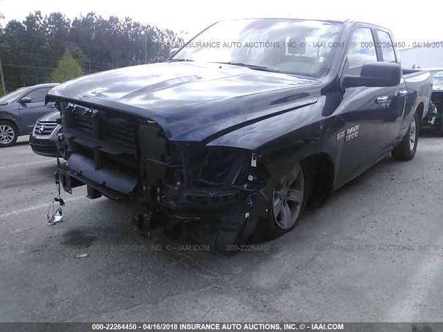 1C6RR6GT1JS114604 - 2018 RAM 1500 SLT GRAY photo 6