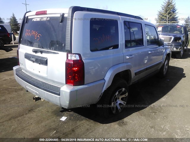 1J8HG48K47C536902 - 2007 JEEP COMMANDER ვერცხლისფერი ფოტო 4