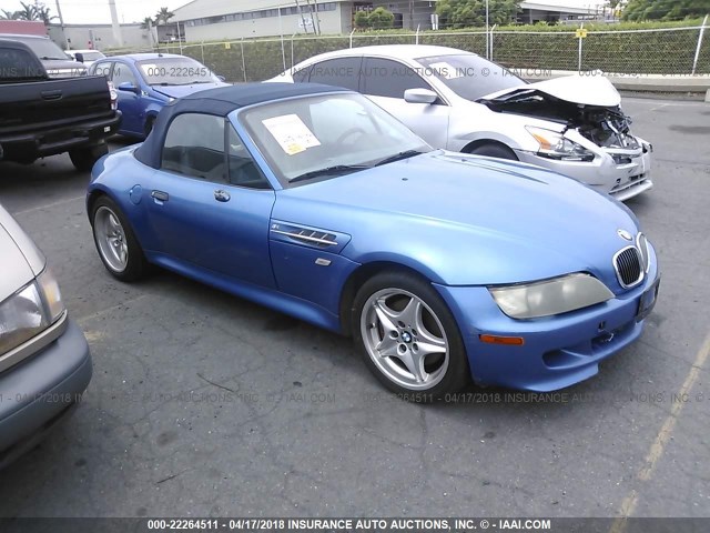 WBSCK9335XLC89303 - 1999 BMW M ROADSTER BLUE photo 1