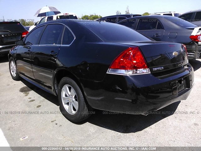 2G1WA5E30G1156960 - 2016 CHEVROLET IMPALA LIMITED LS BLACK photo 3