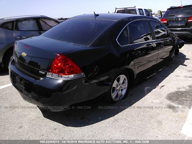 2G1WA5E30G1156960 - 2016 CHEVROLET IMPALA LIMITED LS BLACK photo 4