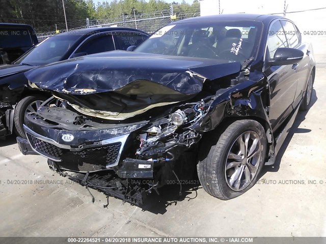 5XXGN4A70CG072970 - 2012 KIA OPTIMA EX BLACK photo 6