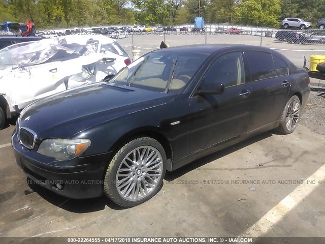 WBAHN83578DT80515 - 2008 BMW 750 LI BLACK photo 2