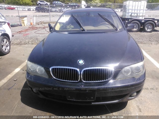 WBAHN83578DT80515 - 2008 BMW 750 LI BLACK photo 6