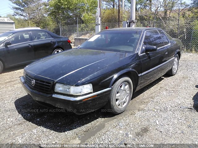 1G6ET1296WU606292 - 1998 CADILLAC ELDORADO TOURING BLACK photo 2