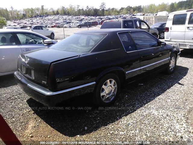 1G6ET1296WU606292 - 1998 CADILLAC ELDORADO TOURING BLACK photo 4