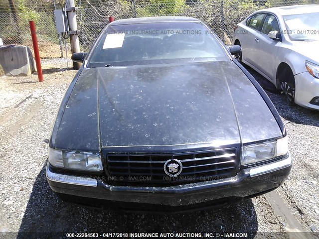 1G6ET1296WU606292 - 1998 CADILLAC ELDORADO TOURING BLACK photo 6