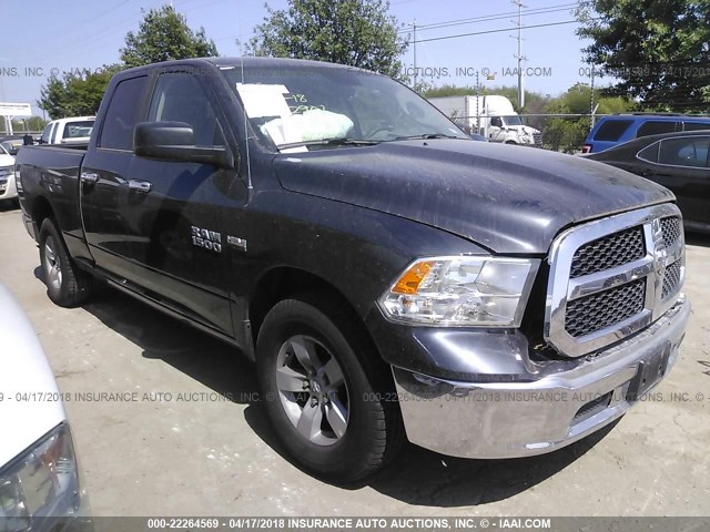 1C6RR6GT3JS114488 - 2018 RAM 1500 SLT GRAY photo 1