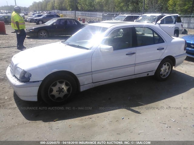 WDBHA29G0XA776899 - 1999 MERCEDES-BENZ C 280 WHITE photo 2