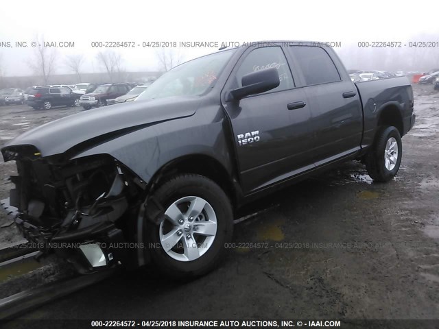 3C6RR7KG9JG203134 - 2018 RAM 1500 ST BLACK photo 2