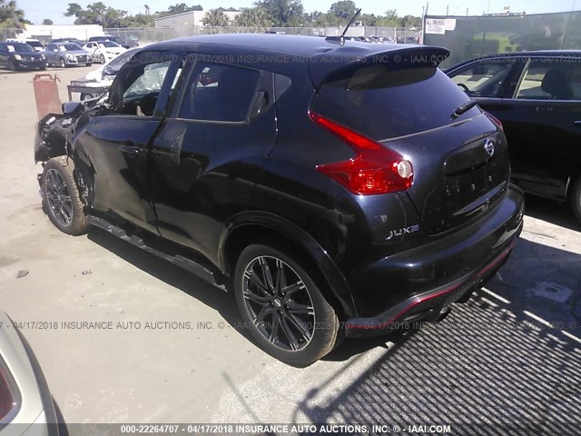 JN8AF5MR5ET362683 - 2014 NISSAN JUKE S/SV/SL/NISMO BLACK photo 3