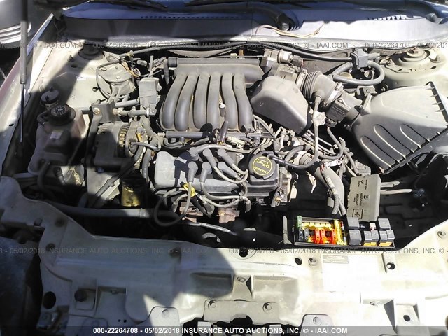 1FAFP55U01A142798 - 2001 FORD TAURUS SES GRAY photo 10