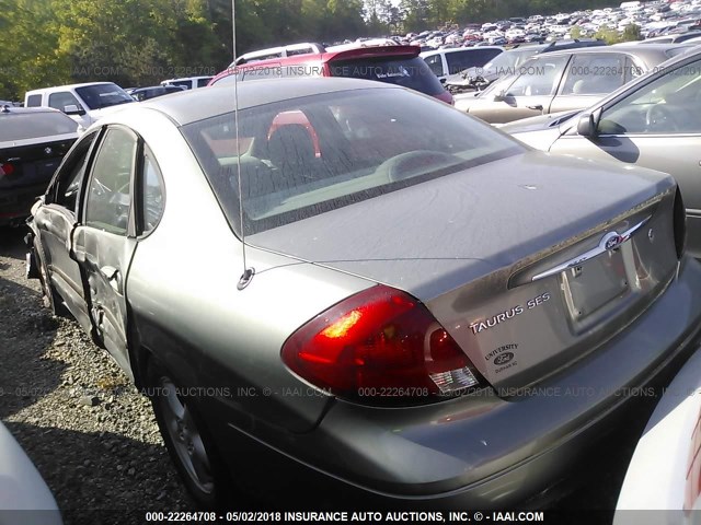 1FAFP55U01A142798 - 2001 FORD TAURUS SES GRAY photo 3