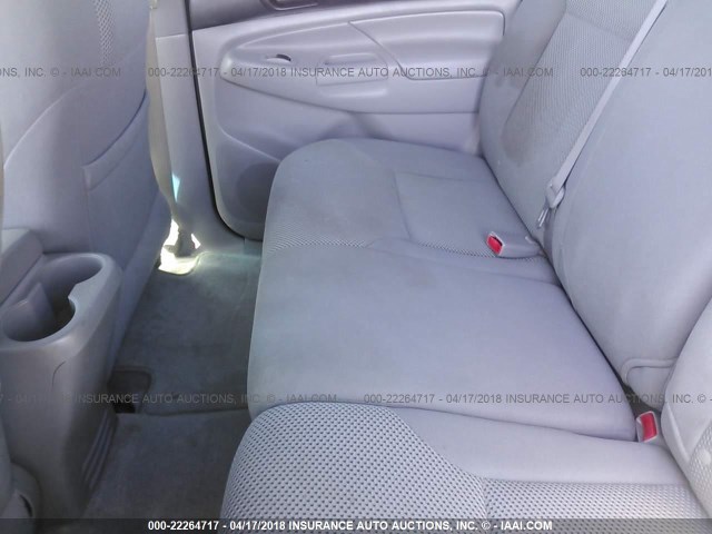 5TELU42N37Z419794 - 2007 TOYOTA TACOMA DOUBLE CAB თეთრი ფოტო 8