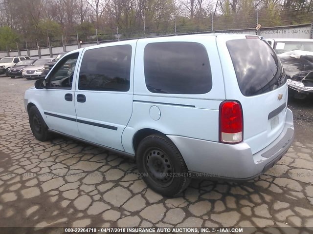 1GNDV23168D144523 - 2008 CHEVROLET UPLANDER LS BLUE photo 3