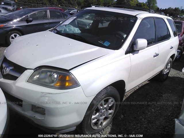 2HNYD18966H506558 - 2006 ACURA MDX TOURING WHITE photo 2