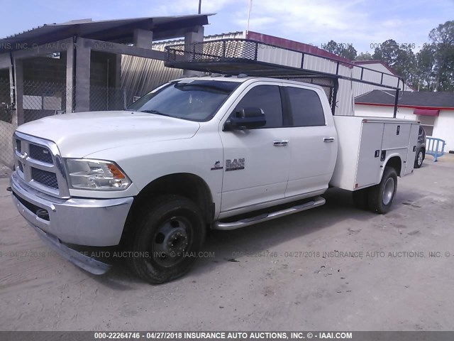 3C63RRHL0FG626682 - 2015 RAM 3500 SLT WHITE photo 2