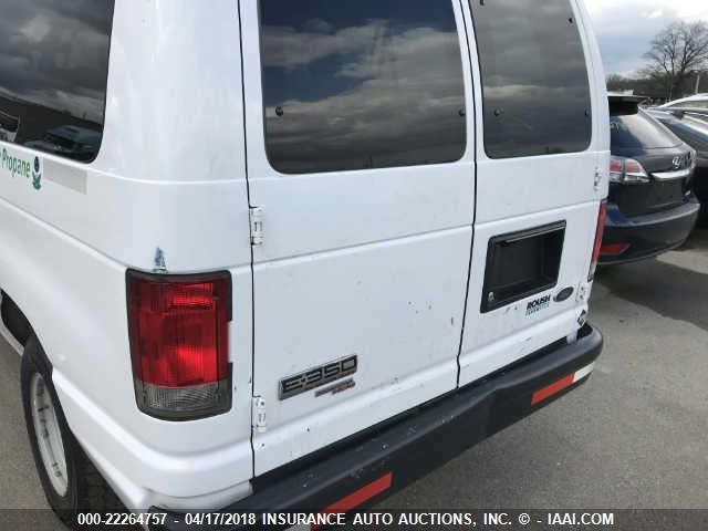 1FMNE3BL2EDA06037 - 2014 FORD ECONOLINE E350 SUPER DUTY WAGON WHITE photo 6