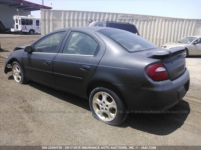 1B3ES26C25D102284 - 2005 DODGE NEON SE BLACK photo 3