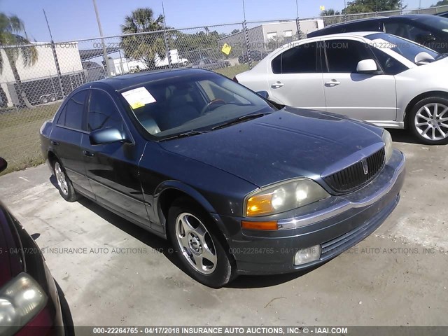 1LNHM86S01Y657412 - 2001 LINCOLN LS BLUE photo 1