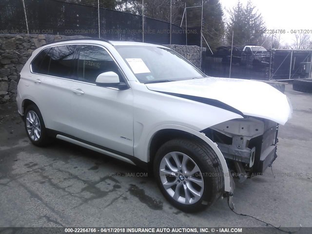 5UXKR0C58E0C25233 - 2014 BMW X5 XDRIVE35I WHITE photo 1