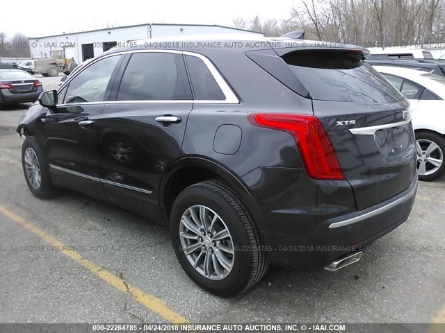 1GYKNBRS4HZ237473 - 2017 CADILLAC XT5 LUXURY GRAY photo 3