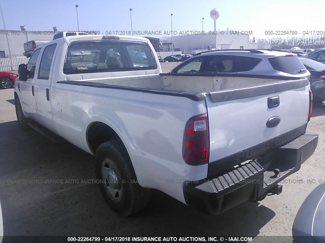 1FTSW305X8ED92567 - 2008 FORD F350 SRW SUPER DUTY WHITE photo 3