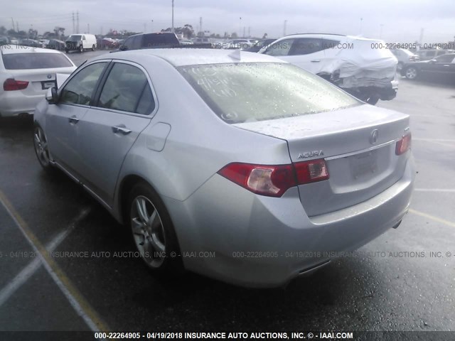 JH4CU2F63DC004877 - 2013 ACURA TSX TECH SILVER photo 3