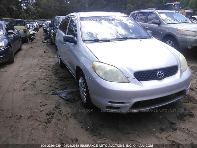 2T1KR32E63C107833 - 2003 TOYOTA COROLLA MATRIX XR SILVER photo 1