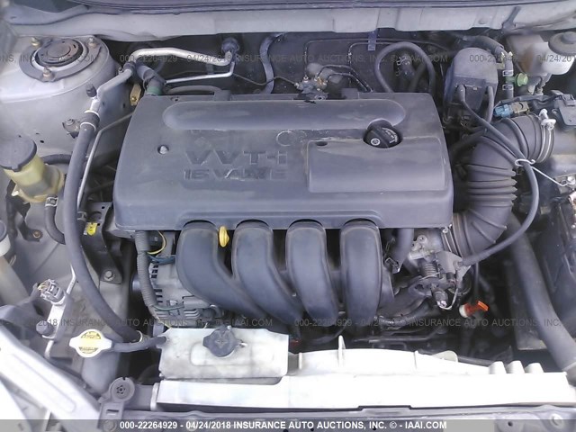 2T1KR32E63C107833 - 2003 TOYOTA COROLLA MATRIX XR SILVER photo 10