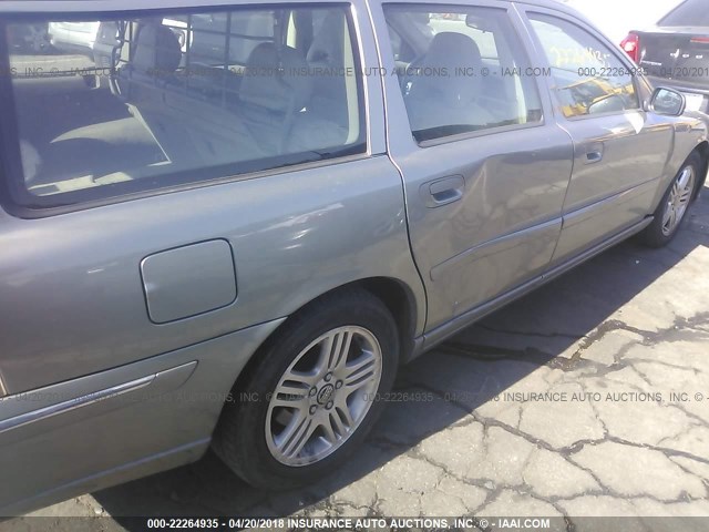 YV1SW592762585420 - 2006 VOLVO V70 2.5T GREEN photo 6